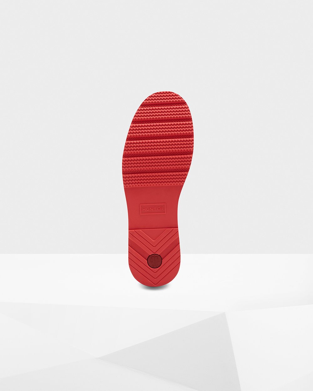 Kalosze Play Damskie - Hunter Original Short Rain - Czerwone - VFRW-03152